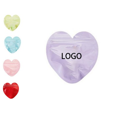 PVC Heart Jewelry Bag