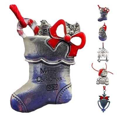 Metal Hanging Christmas Tree Ornaments