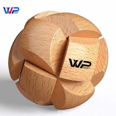 Wooden Soccer Ball Puzzle
