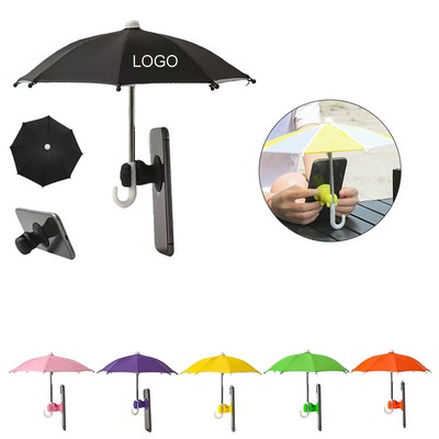 Mobile Phone Sunshade Umbrella With Stand