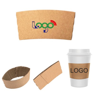 Custom Kraft Paper Cup Sleeve