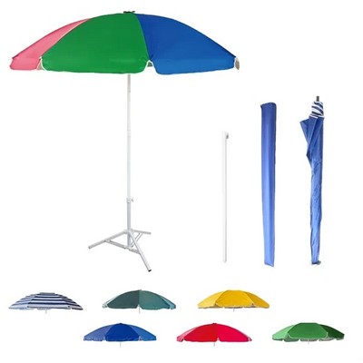Portable UV Sun Shade Umbrella with Tripod Stand(Ocean)