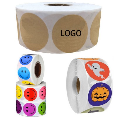 Kraft Paper Adhesive Label Sticker Roll
