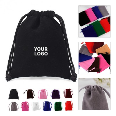 Velvet Drawstring Gift Bag 4" Length 3.25" Width
