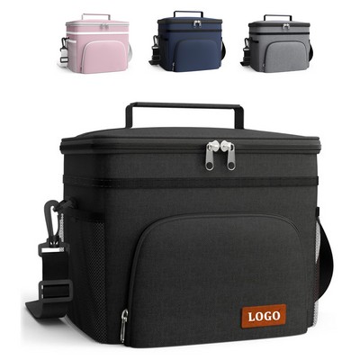 Insulated Lunch Bag with 4 Pockets