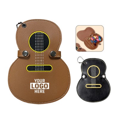 Portable Embroidered Guitar Pick
