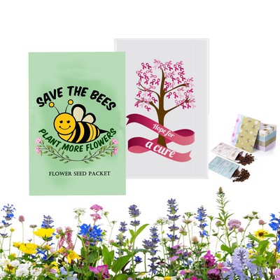24 Flower Mix Wildflower Seed Packet
