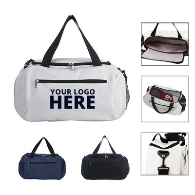 Oxford Travel Duffle Bag w/ Shoulder Strap & Handles