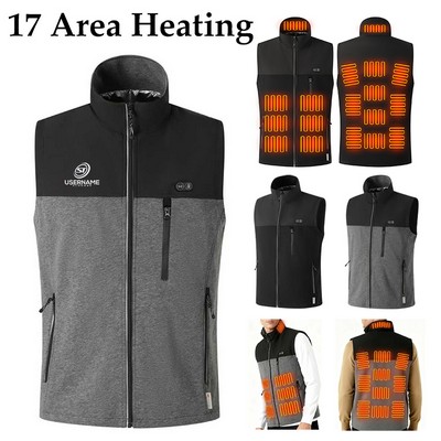 Outdoor Winter USB Charging Electric Heated Vest Jacket Clothing