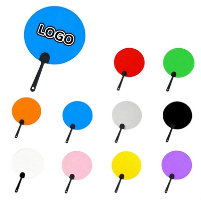 Full Color Plastic Hand Fan
