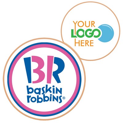 4" Round Logo Sugar Cookie