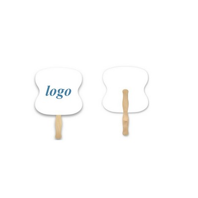 Full Color Digital Single Sided Paper Hand Fan