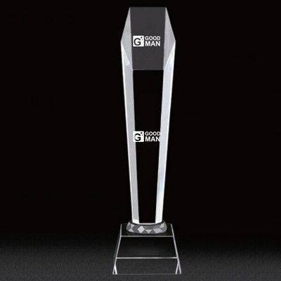 Large Glass Awards Trophy Cups