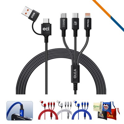 ZapCord 5in1 Fast Charging Data Transfer Cable