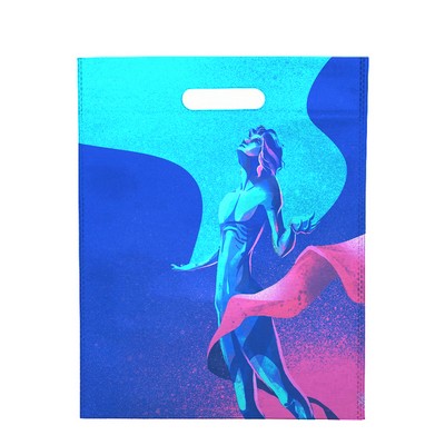 Full Color Die-Cut Handle Non-woven Tote Bag