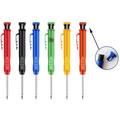 Click Carpenter Pencil With Sharpener