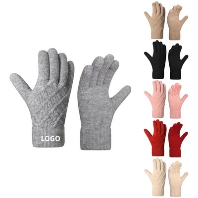 Touch Screen Knitted Gloves