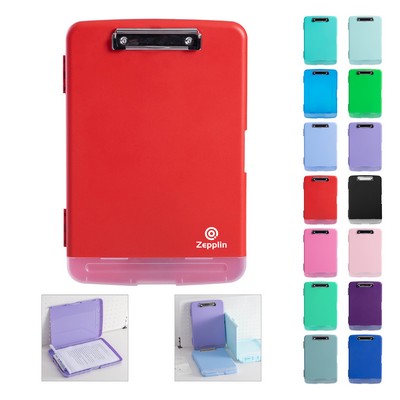 Office High Capacity Folder Side-Opening Storage Clipboard