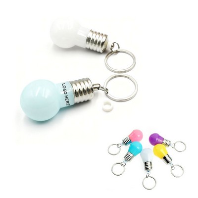 LED Mini Light Bulb Keychain