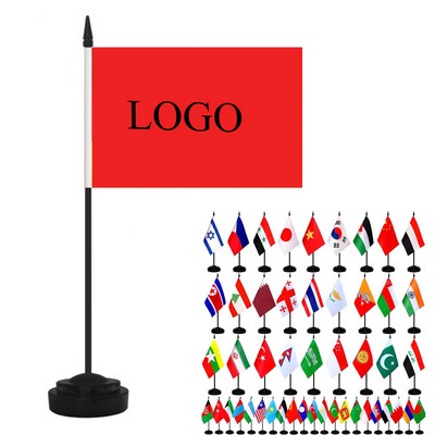 Custom Magnetic Car Flag Kit-Double Sided