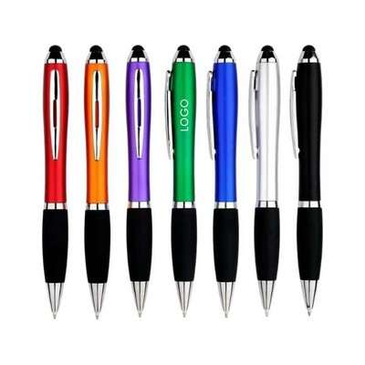 2In1 Colorful Touch Screen Stylus Ballpoint Pen