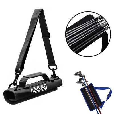 Lightweight Canvas Golf Club Carrier Sleeves Bag