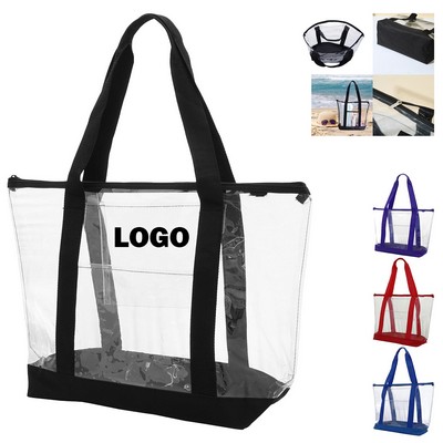 Clear Casual Style Tote Bag