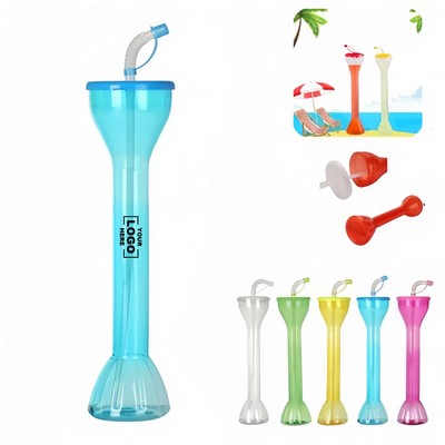 Durable Plastic Yard Glass Slush Cups for Parties
