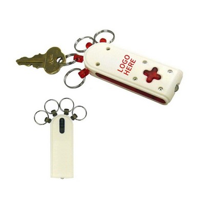 Multi-Ring LED Keychain Light