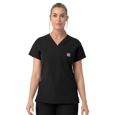 Carhartt Scrubs - RRugged Flex FLD & RSCU - Women's Four-Pocket V-Neck Scrub Top