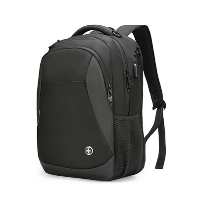 SwissDigital® Boswil USB Charging Port Travel Backpack