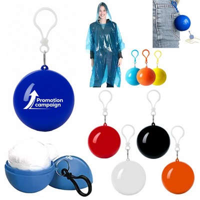 Poncho Ball Key Chain