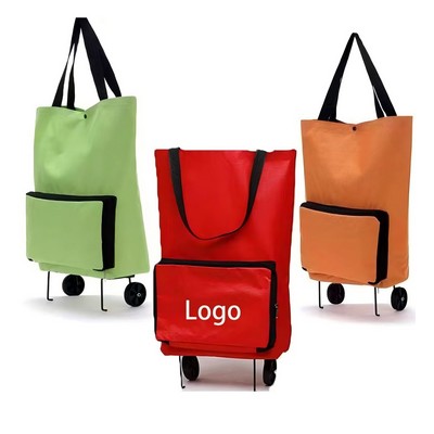 Folding Shopping Trolley Bags with Wheels