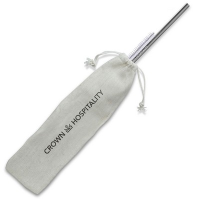 Straight Stainless Steel Straws: Individually Sold In Silver