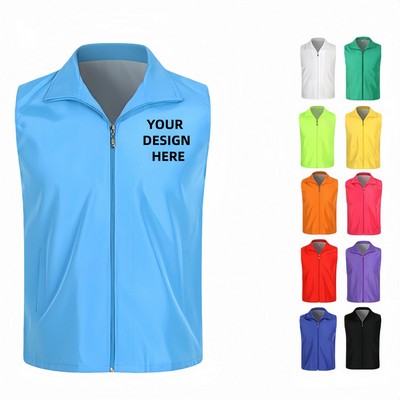 Custom Logo Unisex Volunteer Activity Vest