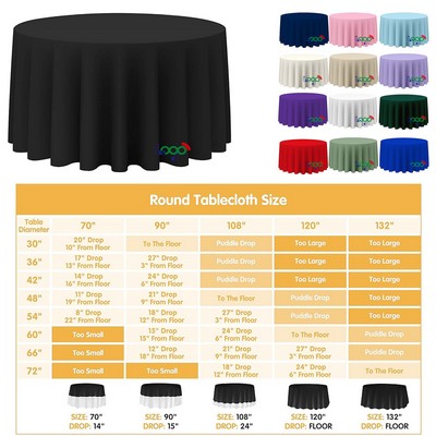 Linen Fabric Washable Table Cover