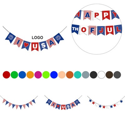 Colorful Pennant Flag Banner
