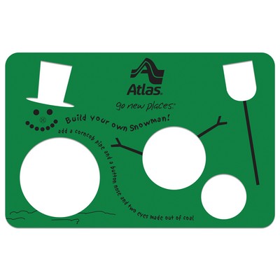 Snowman Poly Stencil