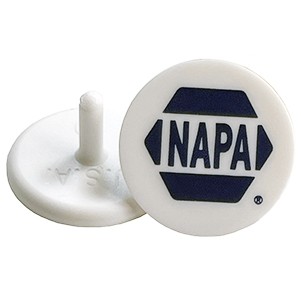 Quarter Sized White Golf Ball Marker w/1 Color Imprint (15/16")