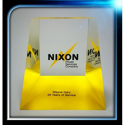 Lucite Prism Award (6"x6"x3")