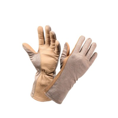 Desert Sand G.I. Type Fire retardant Flight Gloves