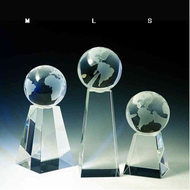 Crystal World Tower Award (Sandblasting)