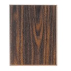 Walnut Finish Recognition Plaque w/Brass Plate (6"x 8")