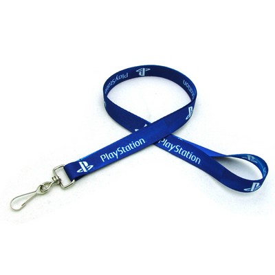5/8" Digitally Sublimated Lanyard w/ J Hook