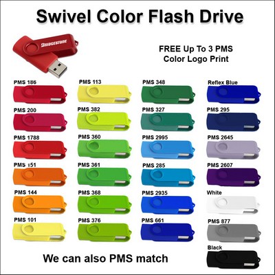Swivel Color Flash Drive - 512MB Memory