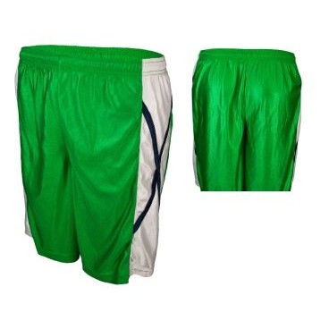 Adult Cool Mesh Short w/ Side Contrast X Panel & Piping (5" Inseam)
