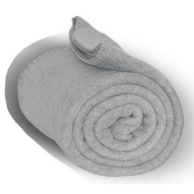 Fleece Throw Blanket 50"x60" - Heather Grey