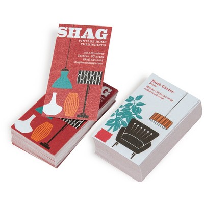 Full Color Raised Bright or Warm White Business Cards (2 Sided)