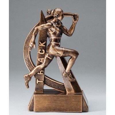 Track, Female - Ultra Action Sports Resin - 6 1/2"