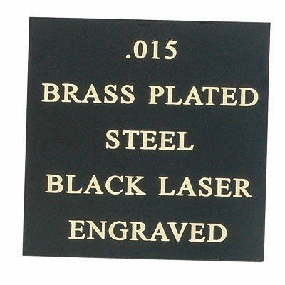 Black Brass Engraving Sheet Stock (12"x24")